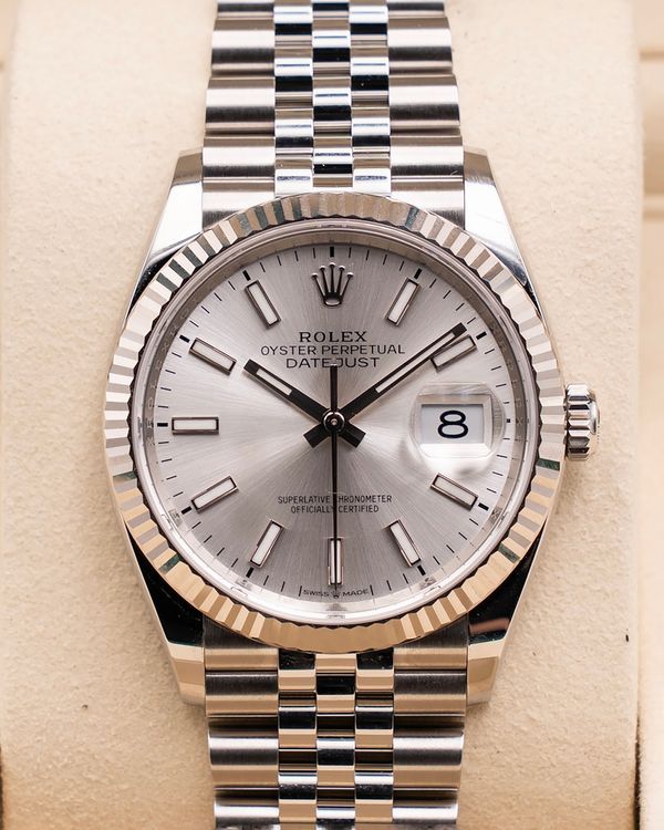 2026 Rolex Datejust 36MM Silver Dial Jubilee Bracelet (126234)