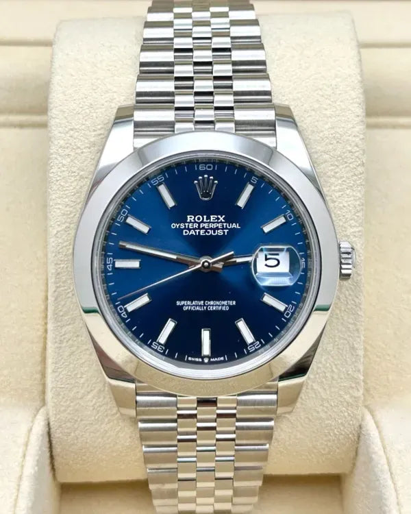 2020 Rolex Datejust 41MM Blue Dial Jubilee Bracelet (126300)