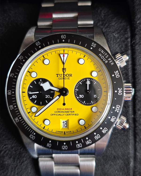 2026 Tudor Black Bay Chrono "Bumblebee" 39MM Yellow Dial Steel Bracelet (79310N)