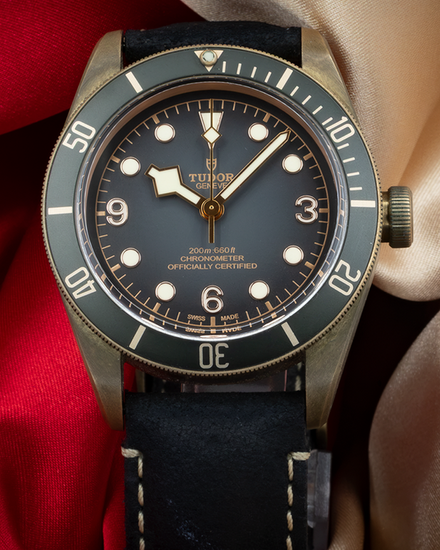 No Reserve - 2022 Tudor Black Bay Bronze 43MM Grey Dial Leather Strap (M79250BA-0001)