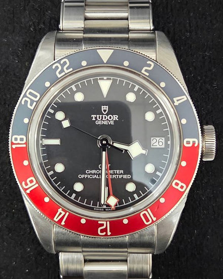 2020 Tudor Black Bay GMT "Pepsi" 41MM Black Dial Steel Bracelet (79830RB)