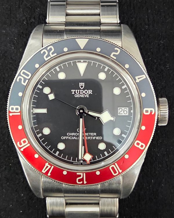 2020 Tudor Black Bay GMT "Pepsi" 41MM Black Dial Steel Bracelet (79830RB)