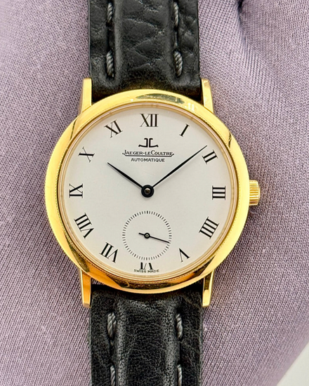 Jaeger-LeCoultre Gentilhomme 36MM White Dial Leather Strap (155.1.9)