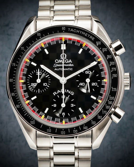 2001 Omega Speedmaster Racing "Michael Schumacher" L.E. 39MM Black Dial Steel Bracelet (3518.50.00)