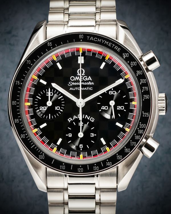 2001 Omega Speedmaster Racing "Michael Schumacher" L.E. 39MM Black Dial Steel Bracelet (3518.50.00)