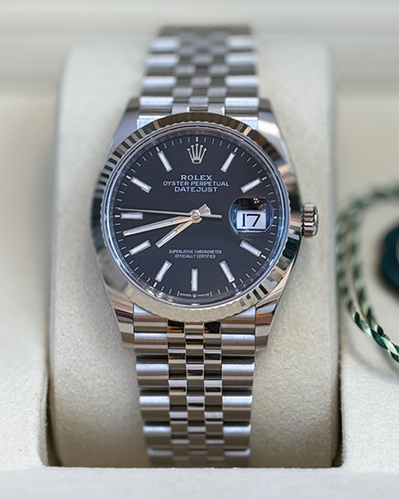 2026 Rolex Datejust 36MM Black Dial Oyster Bracelet (126234)