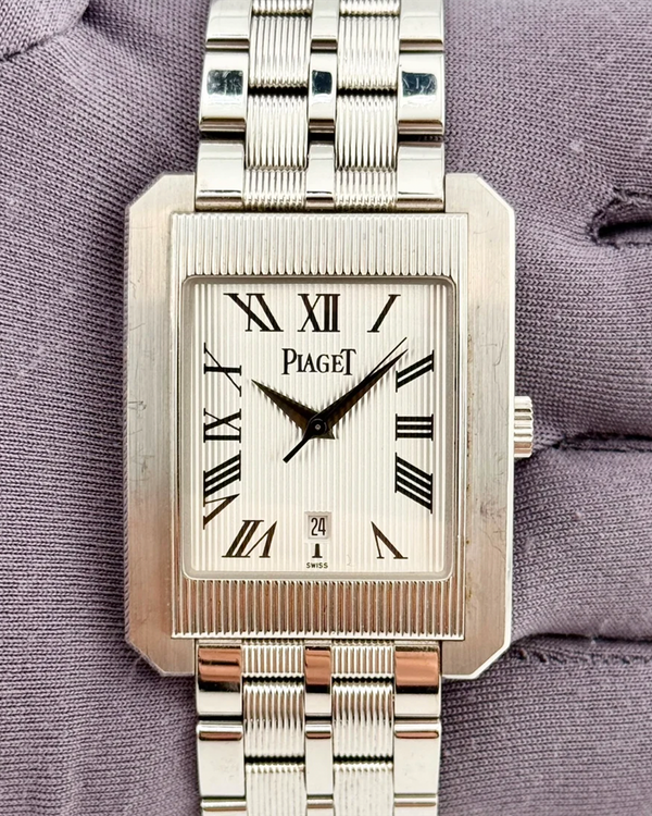 Piaget Protocole 31MM Silver Dial White Gold Bracelet (26100)