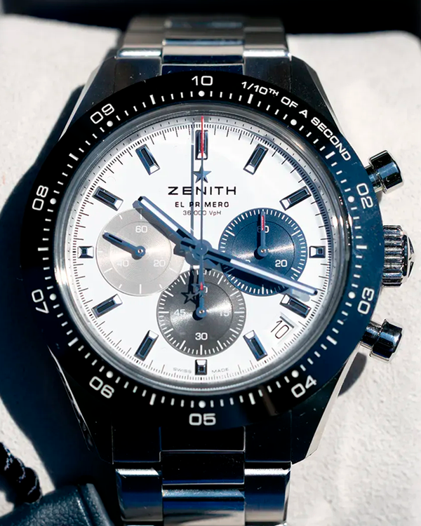 No Reserve - 2026 Zenith Chronomaster Sport 41MM White Dial Steel Bracelet (03.3100.3600/69.M3100)