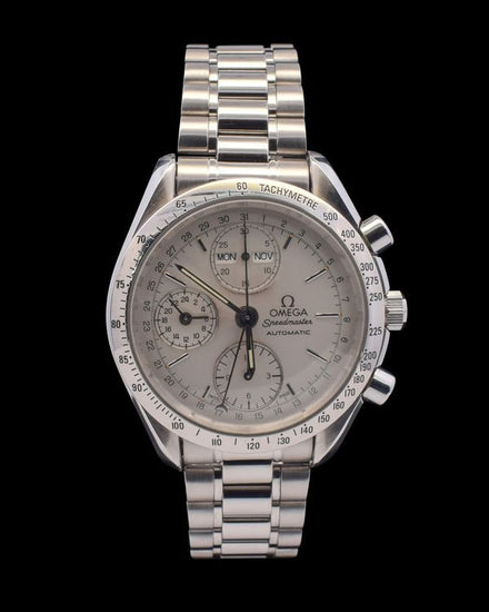 Omega Speedmaster Day-Date 39MM Silver Dial Steel Bracelet (3521.30.00)
