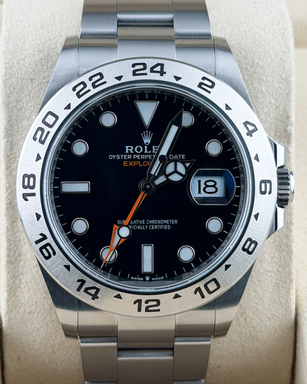 2025 Rolex Explorer II 42MM Black Dial Oyster Bracelet (226570)