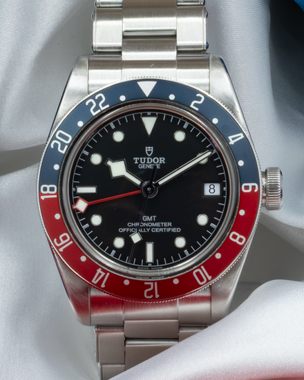 No Reserve - 2019 Tudor Black Bay GMT “Pepsi” 41MM Black Dial Steel Bracelet (M79830RB-0001)