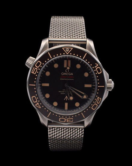2020 Omega Seamaster Diver 300M "007 Edition" 42MM Brown Dial Titanium Bracelet (210.90.42.20.01.001)