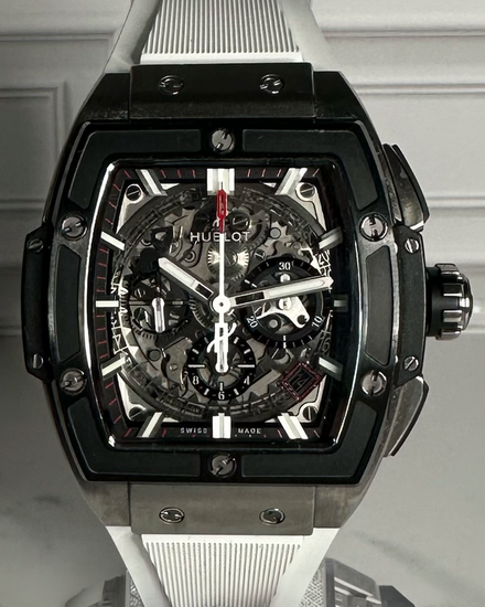 Hublot Spirit of Big Bang 42MM Skeleton Dial Rubber Strap (641.NM.0173.LR)