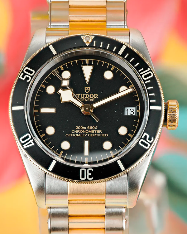 2021 Tudor Black Bay S&G 41MM Black Dial Two-Tone Bracelet (79733N)