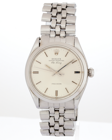 Rolex Air-King 34MM Silver Dial Jubilee Bracelet (5500)