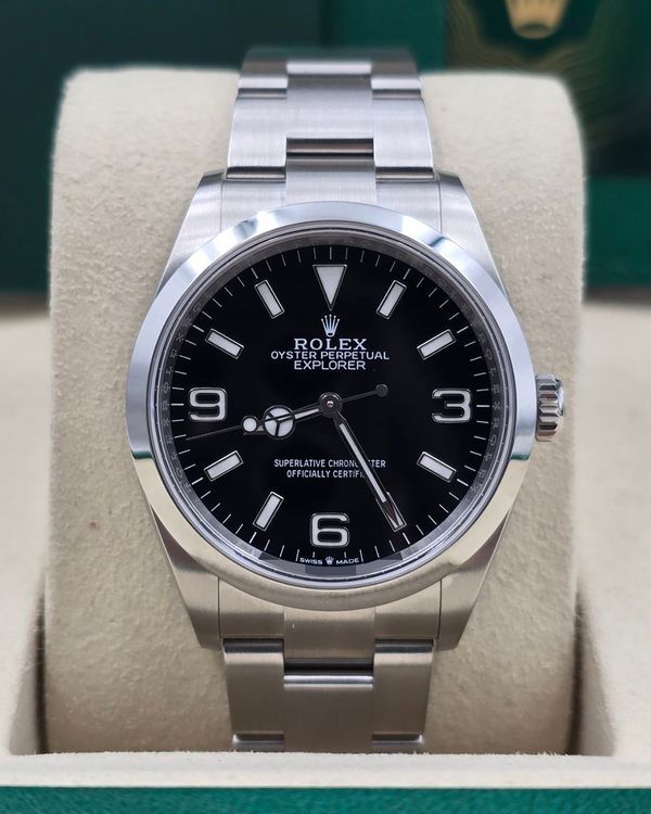 2026 Rolex Explorer 36MM Black Dial Oyster Bracelet (124270)
