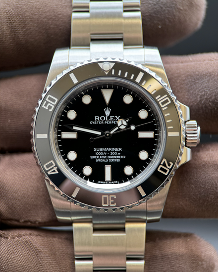 Rolex Submariner No-Date 40MM Black Dial Oyster Bracelet (114060)