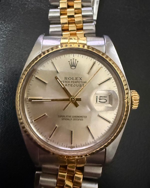 1987 Rolex Datejust 36MM Silver Dial Two-Tone Jubilee Bracelet (16014)