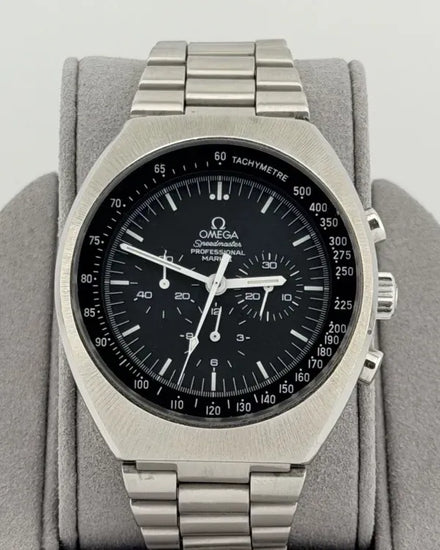 Omega Speedmaster Professional Mark II 42MM Black Dial Steel Bracelet (145.014)