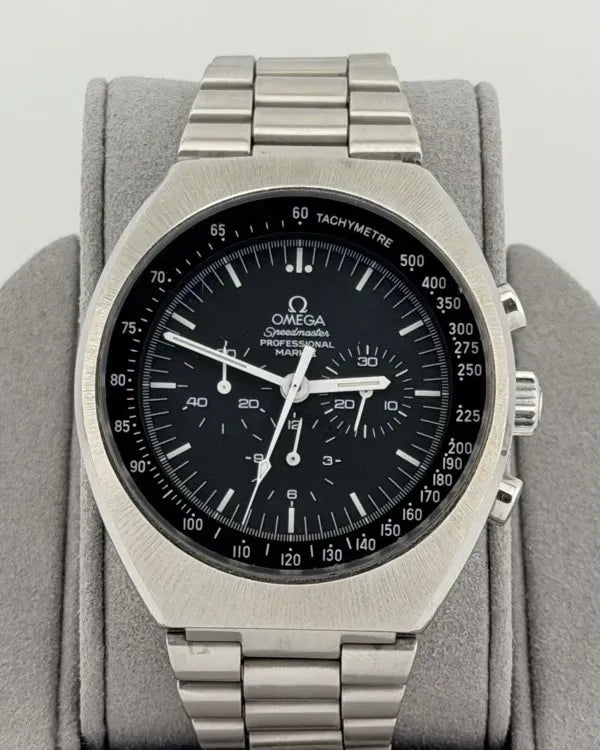 Omega Speedmaster Professional Mark II 42MM Black Dial Steel Bracelet (145.014)