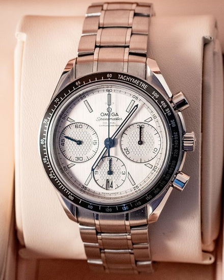 2021 Omega Speedmaster Racing 40MM Silver Dial Steel Bracelet (326.30.40.50.02.001)