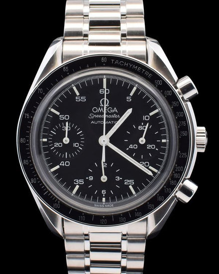 Omega Speedmaster Reduced 39MM Black Dial Steel Bracelet (3510.50.00)