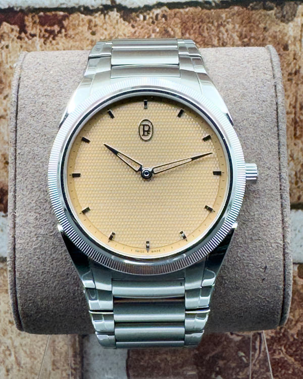 2025 Parmigiani Fleurier Tonda 40MM Gold Dial Steel Bracelet  (PFC914-1020021-100182)