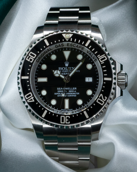 No Reserve - 2017 Rolex Sea-Dweller Deepsea 44MM Black Dial Oyster Bracelet (126660)