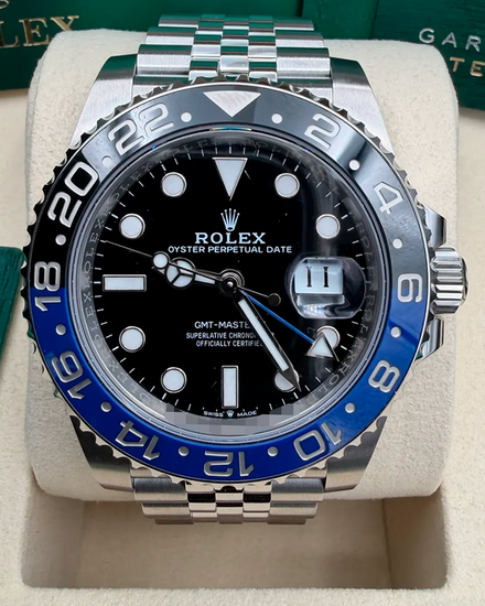 2026 Rolex GMT-Master II "Batgirl" 40MM Black Dial Jubilee Bracelet (126710BLNR)