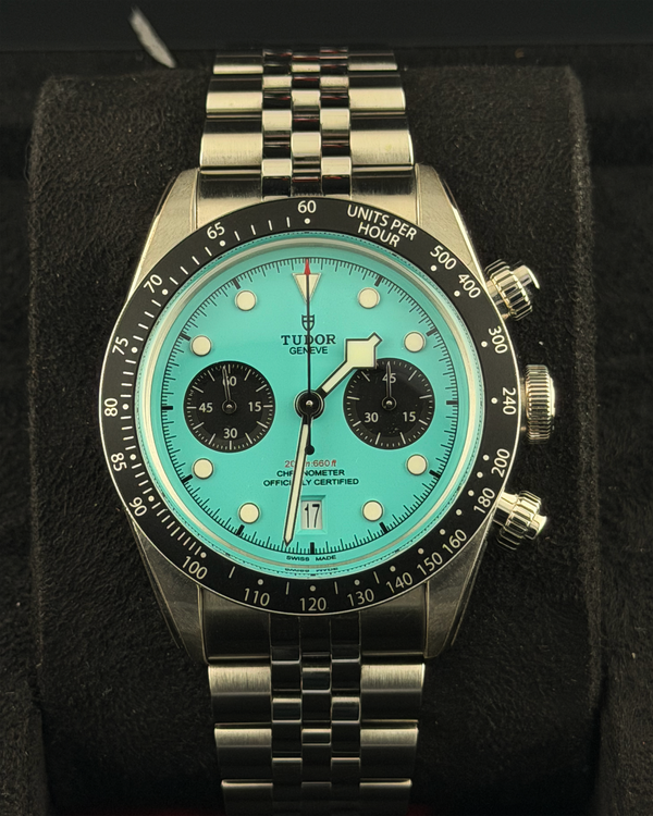 2026 Tudor Black Bay Chrono 41MM Blue "Flamingo" Dial Steel Bracelet (79360N)