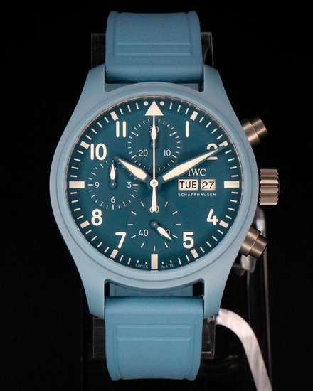 No Reserve - 2025 IWC Schaffhausen Pilot Top Gun "Miramar" L.E. 41MM Blue Dial Rubber Strap (IW389409)