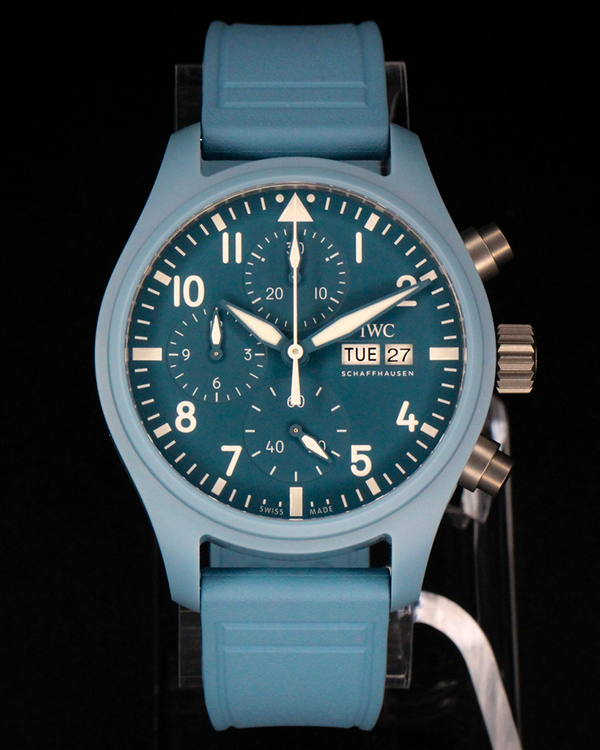 No Reserve - 2025 IWC Schaffhausen Pilot Top Gun "Miramar" L.E. 41MM Blue Dial Rubber Strap (IW389409)