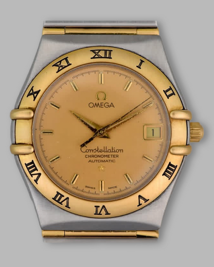 Omega Constellation 34MM Champagne Dial Two-Tone Bracelet (1202.10.00)