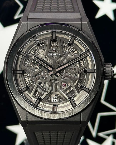 2019 Zenith Defy Classic 41MM Skeleton Dial Rubber Strap (49.9000.670/77.R782)