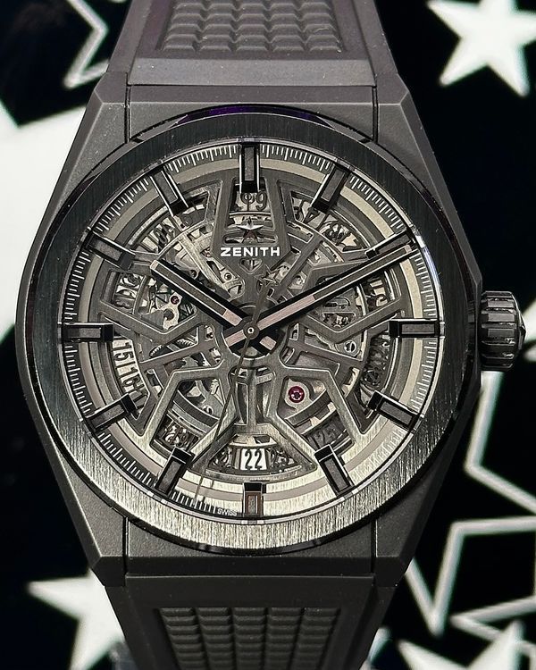 2019 Zenith Defy Classic 41MM Skeleton Dial Rubber Strap (49.9000.670/77.R782)