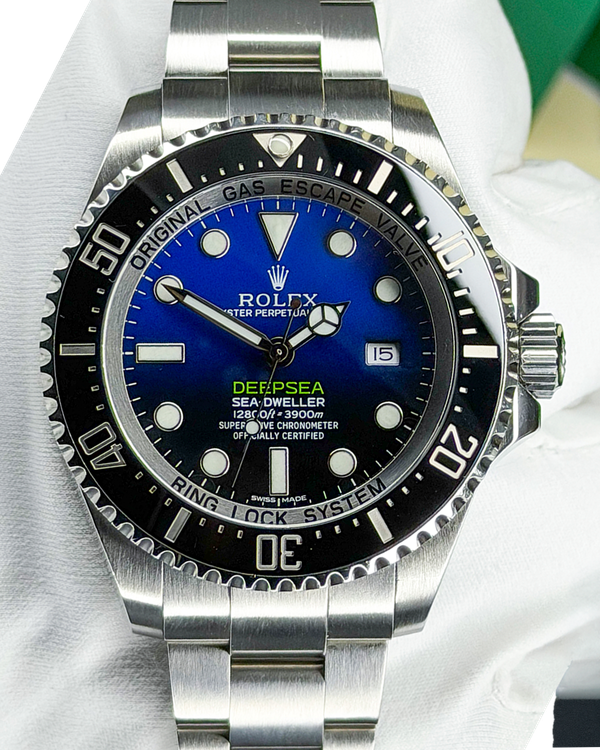 2015 Rolex Sea-Dweller Deepsea "James Cameron" 44MM Blue Dial Oyster Bracelet (116660)