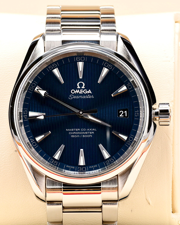 2021 Omega Seamaster Aqua Terra 150M 41.5MM Blue Dial Steel Bracelet (231.10.42.21.03.003)