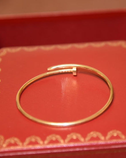 2022 Cartier Juste Un Clou Size 19 Yellow Gold Bracelet 2.5MM (CRB6062619)