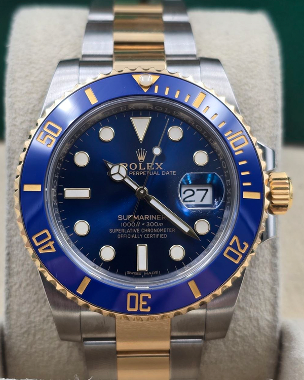 2019 Rolex Submariner Date "Bluesy" 40MM Blue Dial Two-Tone Oyster Bracelet (116613LB)