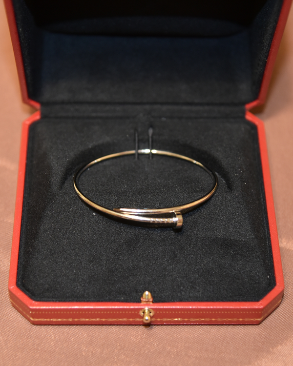 Cartier Juste Un Clou "Nail Bracelet" 20 2.5MM White Gold (Juste Un Clou)