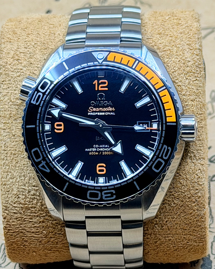 2024 Omega Seamaster Planet Ocean 600M 43.5MM Black Dial Steel Bracelet (215.30.44.21.01.002)