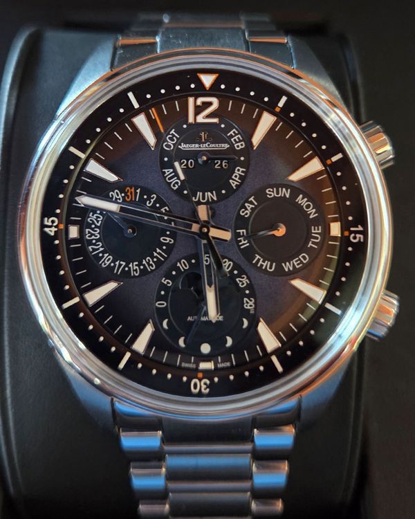 2022 Jaeger-LeCoultre Polaris Perpetual Calendar 42MM Blue Dial Steel Bracelet (Q9088180)