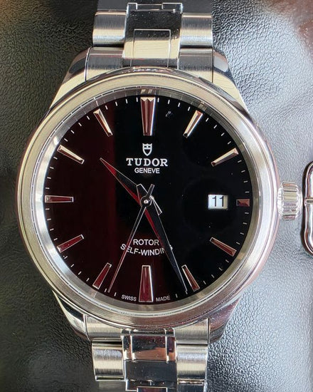 2018 Tudor Style 38MM Black Dial Steel Bracelet (12500)