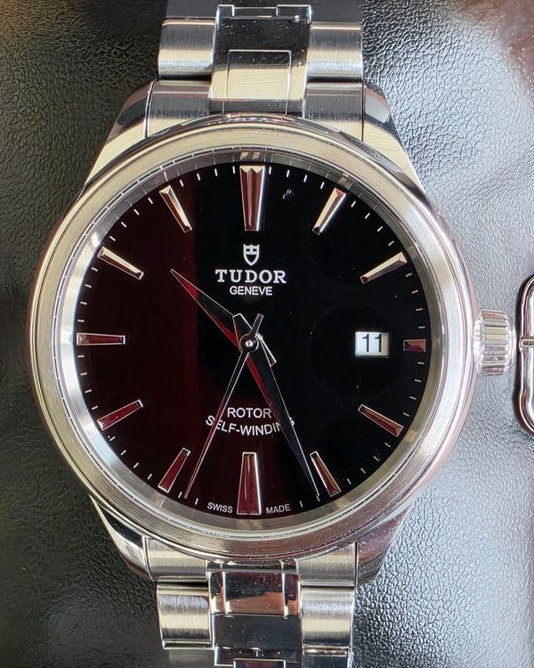 Tudor Style 38MM Silver Dial Steel Bracelet (12500)