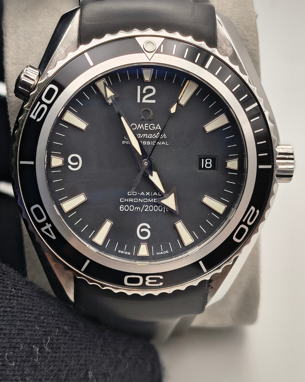 Omega Seamaster Planet Ocean 45.5MM Black Dial Rubber Strap (2900.50.91)