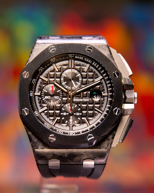 2015 Audemars Piguet Royal Oak Offshore Chronograph 44MM Black Dial Rubber Strap (26400AU.OO.A002CA.01)