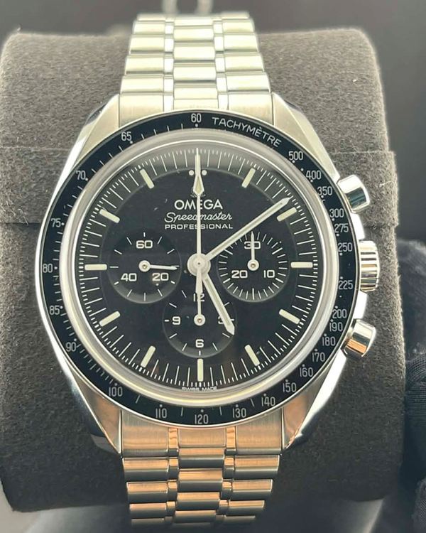 2025 Omega Speedmaster Professional Moonwatch 42MM Black Dial Steel Bracelet (310.30.42.50.01.002)