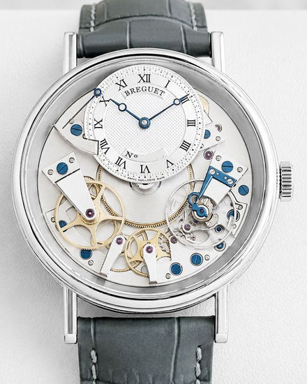 2024 Breguet Tradition 40MM Skeleton Dial Leather Strap (7057BB/11/9W6)