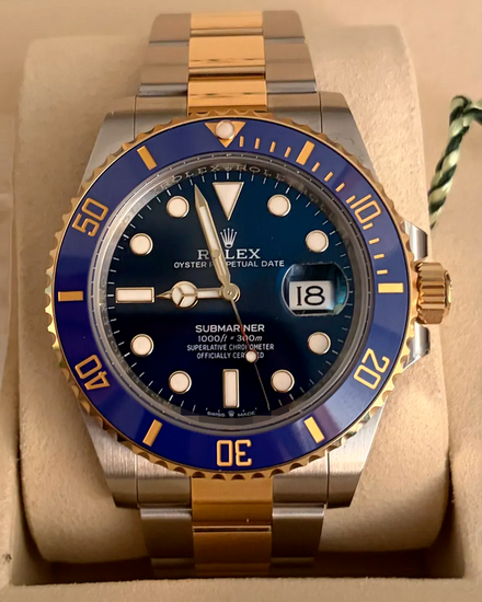 2026 Rolex Submariner Date "Bluesy" 41MM Blue DIal Two-Tone Oyster Bracelet (126613LB)