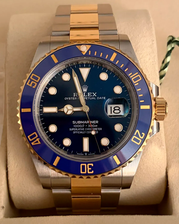 2026 Rolex Submariner Date "Bluesy" 41MM Blue DIal Two-Tone Oyster Bracelet (126613LB)